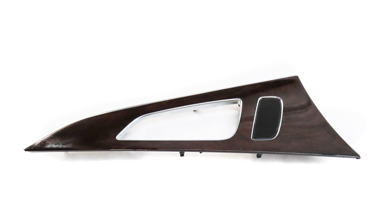 Thumbnail 16: 14 AUDI A6 C7 FRONT REAR LEFT RIGHT DOOR DASH CONSOLE BURR WALNUT WOOD TRIM SET