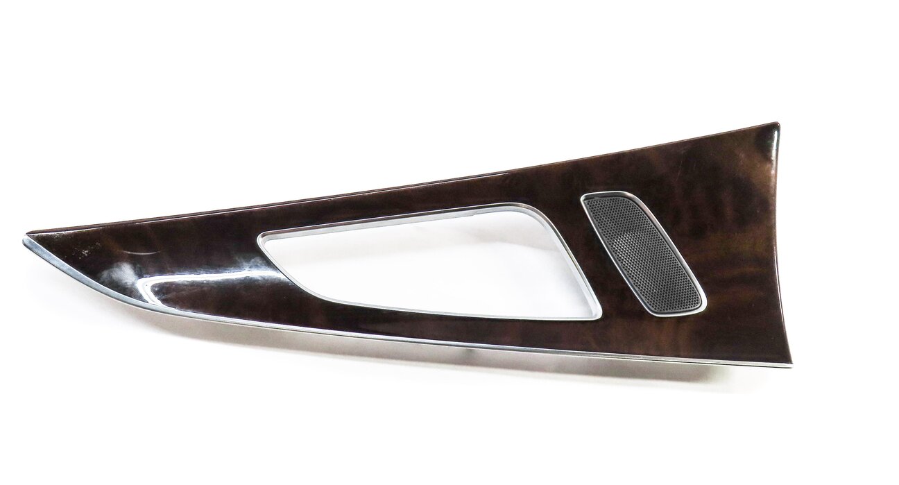 Thumbnail 6: 14 AUDI A6 C7 FRONT REAR LEFT RIGHT DOOR DASH CONSOLE BURR WALNUT WOOD TRIM SET