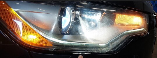 Thumbnail 3: 2012-2015 AUDI A6 (C7) RIGHT PASSENGER XENON HID HEADLIGHT LIGHT LAMP (NON AFS)