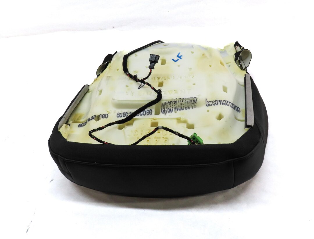 Thumbnail 6: 12-17 AUDI A6 S6 (C7) FRONT LEFT DRIVER LOWER HEATED STANDARD SEAT CUSHION BLACK