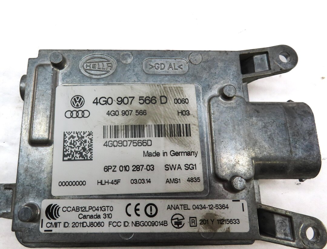 Thumbnail 4: 2012-2015 AUDI A6 S6 (C7) RIGHT PASSENGER REAR BLIND SPOT ALERT MODULE (MASTER)