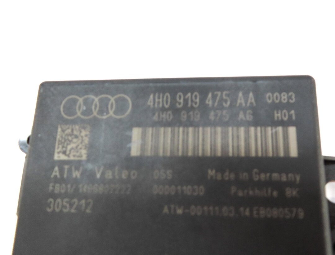 Thumbnail 4: 2012-2015 AUDI A6 S6 A7 S7 RS7 (C7 4G8) PDC PARK DISTANCE SENSOR CONTROL MODULE
