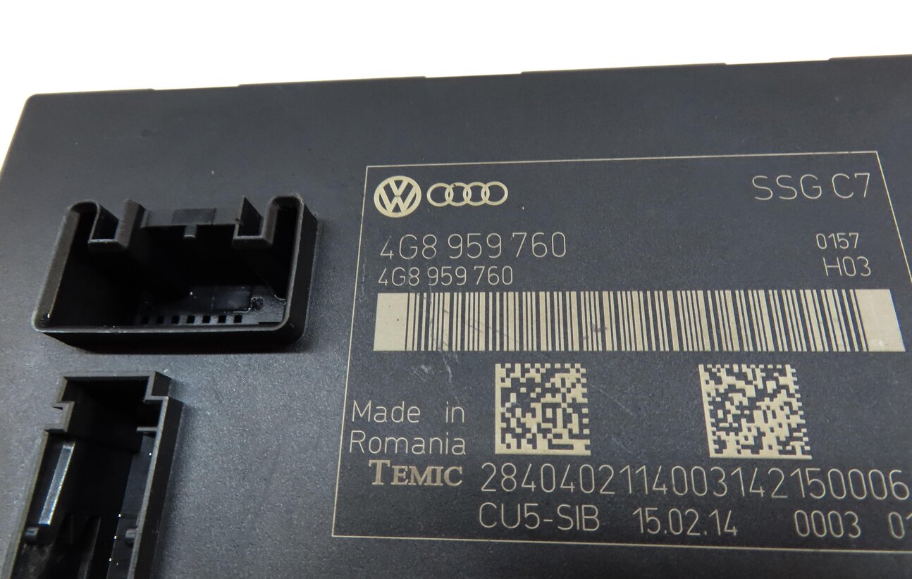 Thumbnail 4: 2014 AUDI A6 (C7) FRONT LEFT DRIVER SEAT CONTROL MODULE 4G8959760