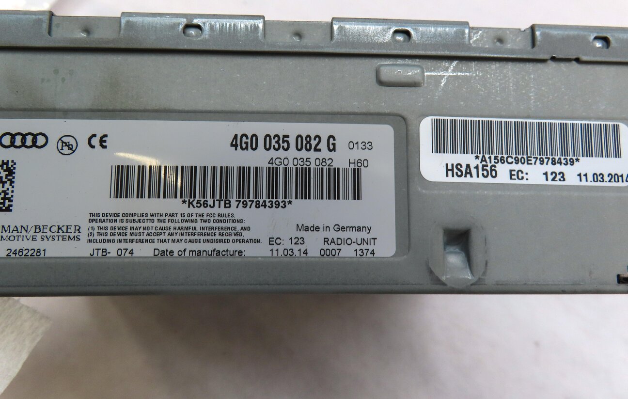 Thumbnail 4: 2009-2017 AUDI A4 A5 Q3 Q5 Q7 S5 S6 (B8 C6 8K 8T 8R 8U 4L) RADIO RECEIVER MODULE