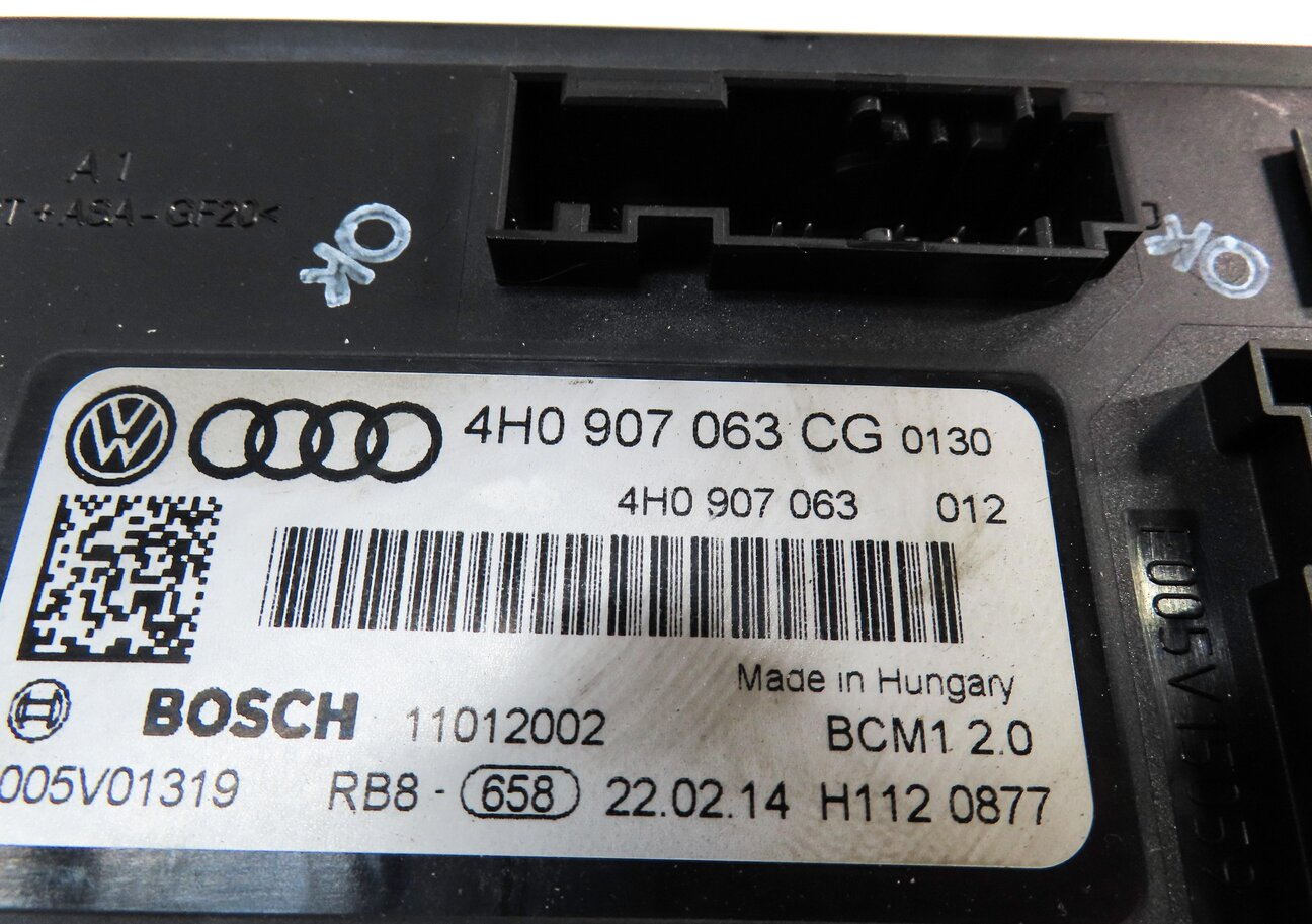 Thumbnail 11: 14 AUDI A6 C7 3.0L SUPER CTUA ENGINE BODY SPEEDOMETER IMMOBILIZER MODULE KEY SET