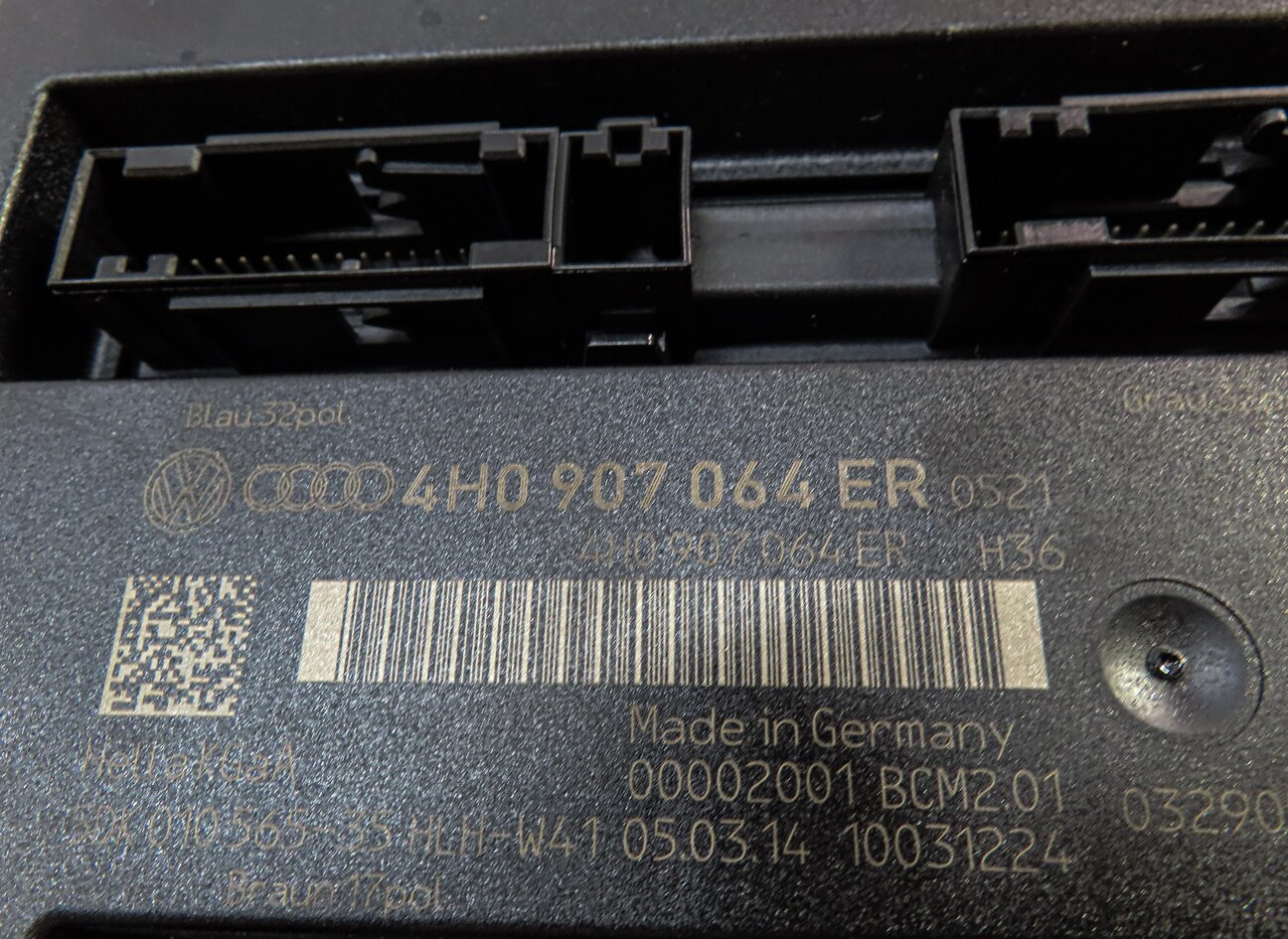 Thumbnail 13: 14 AUDI A6 C7 3.0L SUPER CTUA ENGINE BODY SPEEDOMETER IMMOBILIZER MODULE KEY SET