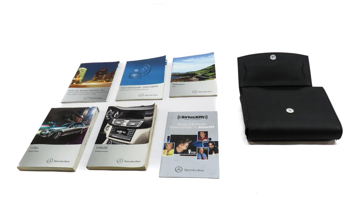 Thumbnail 2: 2013 MERCEDES C CLASS SEDAN (W04) OWNERS MANUAL BOOKLET SET 6 w/ CARRYING CASE