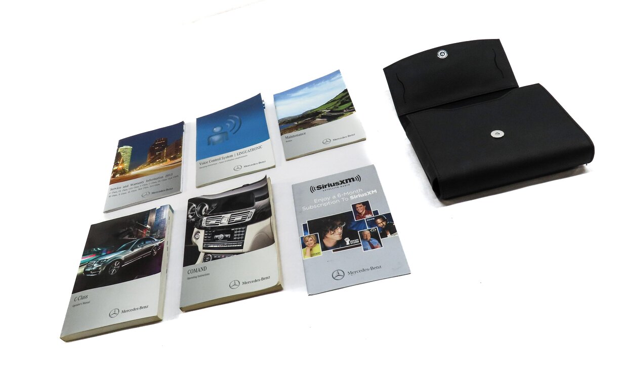 Thumbnail 3: 2013 MERCEDES C CLASS SEDAN (W04) OWNERS MANUAL BOOKLET SET 6 w/ CARRYING CASE