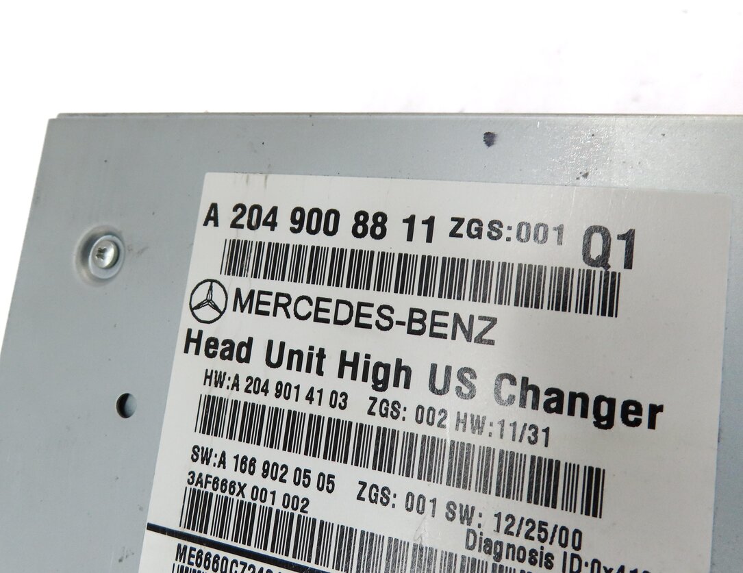 Thumbnail 7: 2013 MERCEDES C-CLASS (W204) AM/FM RADIO STEREO NAVIGATION CD RECEIVER HEAD UNIT