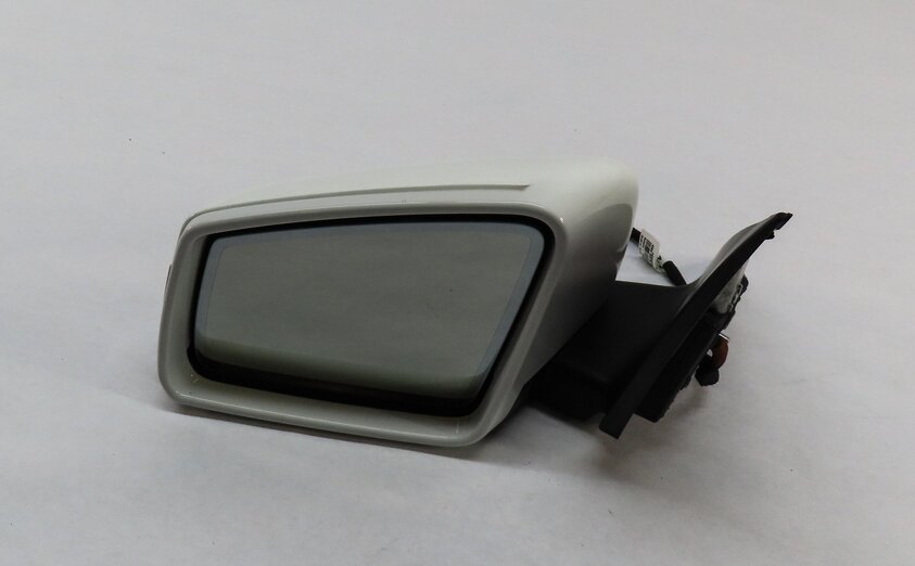 Thumbnail 3: 12-14 MERCEDES C250 (W204) LEFT DRIVER HEATED AUTODIM MEMORY DOOR MIRROR (WHITE)