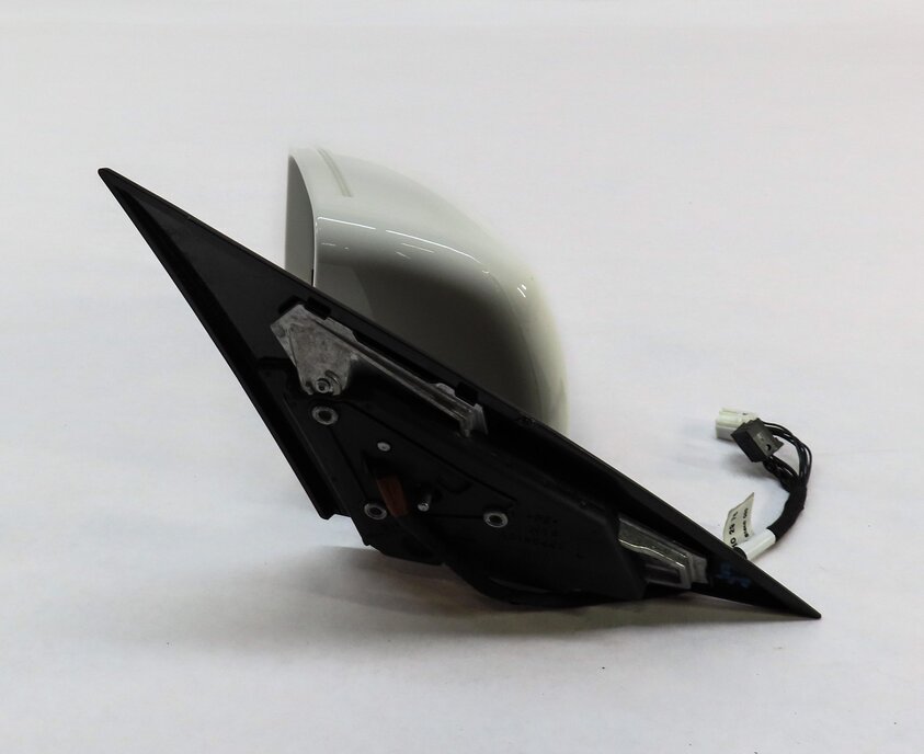 Thumbnail 4: 12-14 MERCEDES C250 (W204) LEFT DRIVER HEATED AUTODIM MEMORY DOOR MIRROR (WHITE)