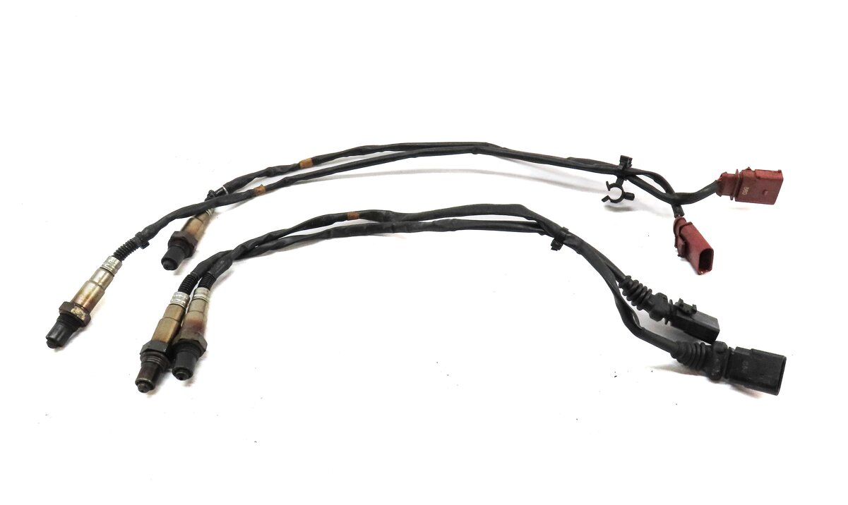 Thumbnail 2: 2013 AUDI S7 (C7) 4.0L CEUC ENGINE PRE & POST CAT O2 OXYGEN SENSOR SET 4