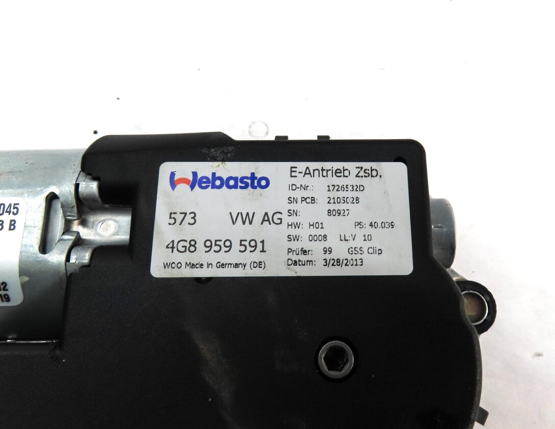Thumbnail 4: 2012-2018 AUDI A6 A7 S6 S7 (C7 4G8) SUNROOF SUN ROOF WINDOW MOTOR