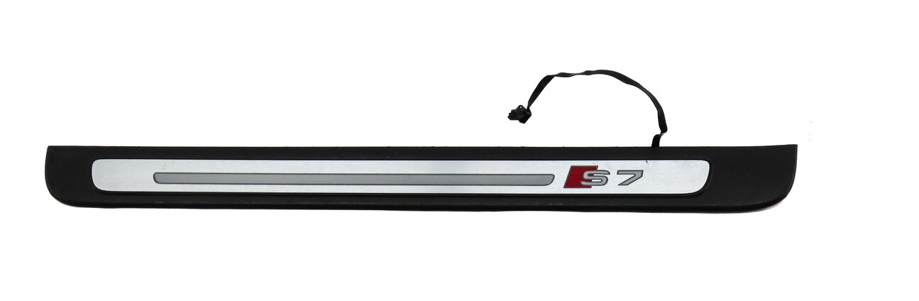 Thumbnail 12: 2013 AUDI S7 (C7) FRONT REAR LEFT RIGHT LIGHTED DOOR SILL SCUFF PALTE SET 4