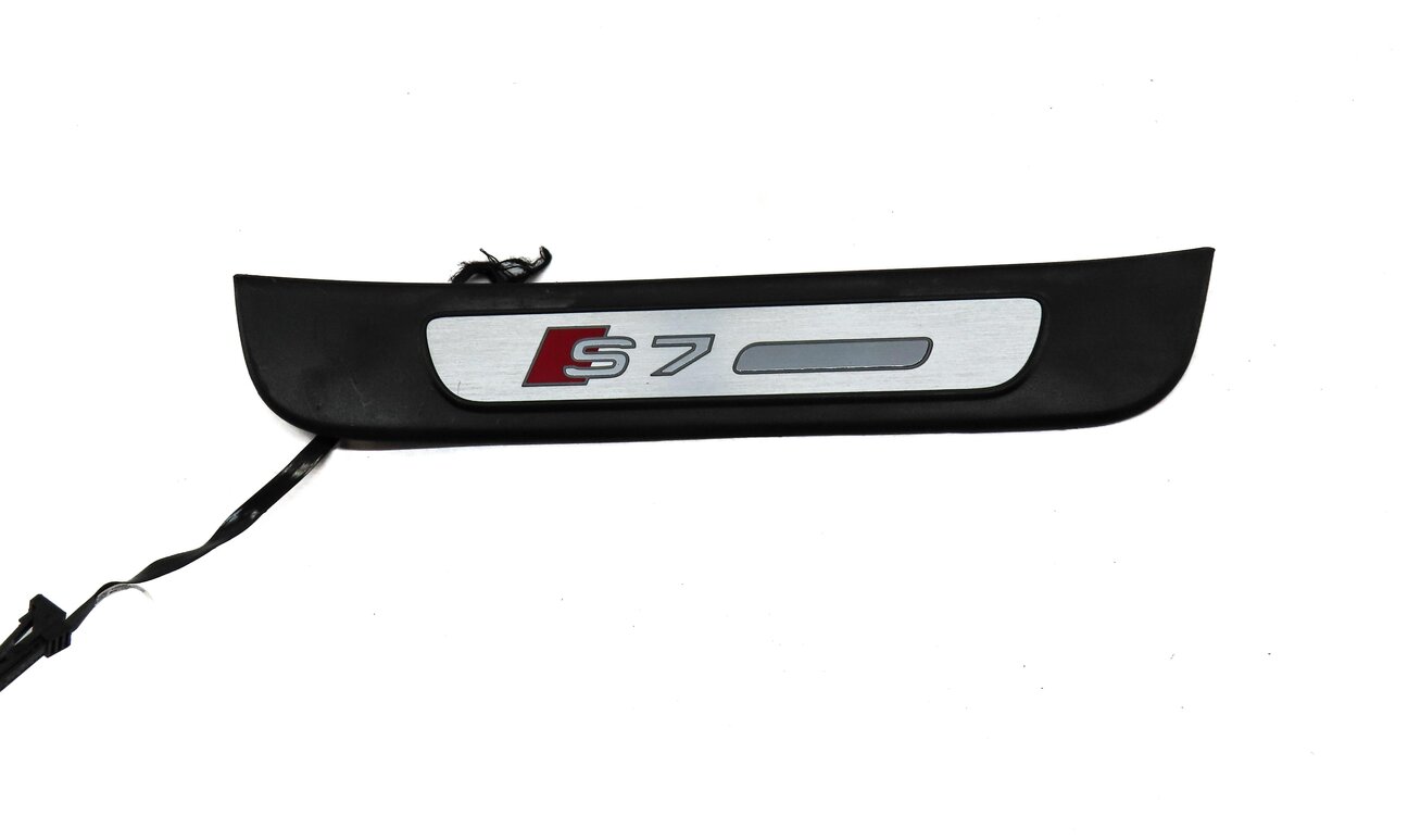 Thumbnail 6: 2013 AUDI S7 (C7) FRONT REAR LEFT RIGHT LIGHTED DOOR SILL SCUFF PALTE SET 4