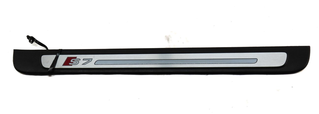 Thumbnail 9: 2013 AUDI S7 (C7) FRONT REAR LEFT RIGHT LIGHTED DOOR SILL SCUFF PALTE SET 4