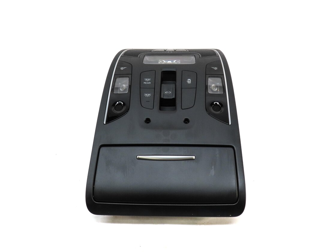 Thumbnail 4: 2013 AUDI S7 (C7) FRONT CENTER ROOF DOMELIGHT DOME LIGHT LAMP & SWITCHES (BLACK)