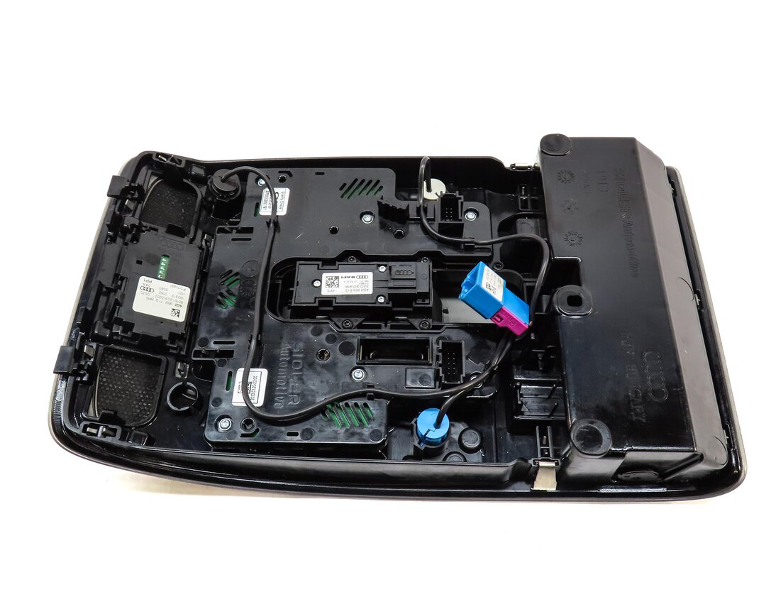 Thumbnail 6: 2013 AUDI S7 (C7) FRONT CENTER ROOF DOMELIGHT DOME LIGHT LAMP & SWITCHES (BLACK)