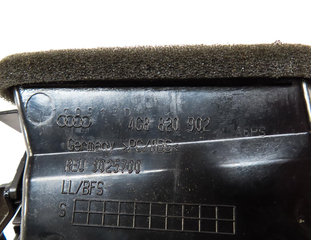 Thumbnail 5: 2013 AUDI S7 (C7) FRONT RIGHT PASSENGER OUTER HVAC A/C HEATER AIR VENT (BLACK)