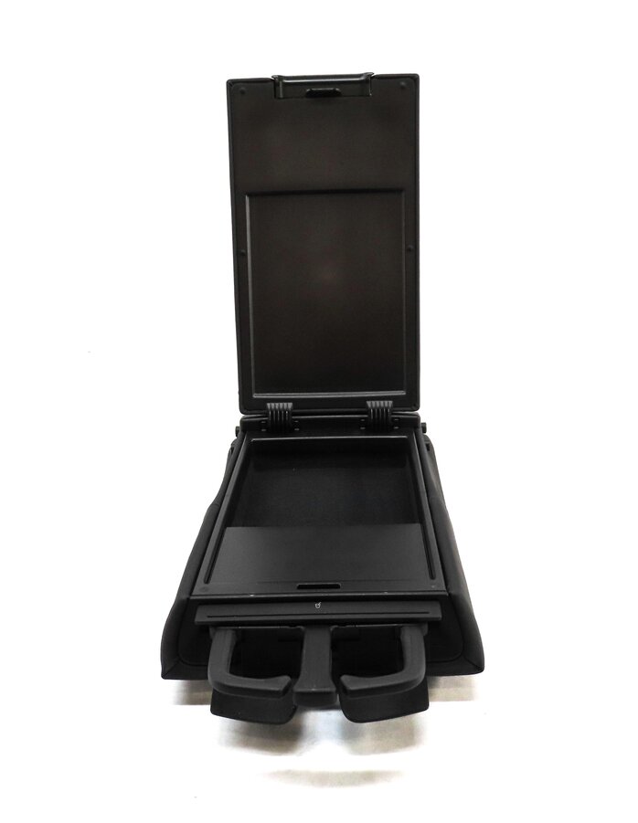 Thumbnail 5: 2013 AUDI S7 (C7) REAR SEAT CENTER CONSOLE ARMREST ARM REST w/ CUPHOLDER (BLACK)