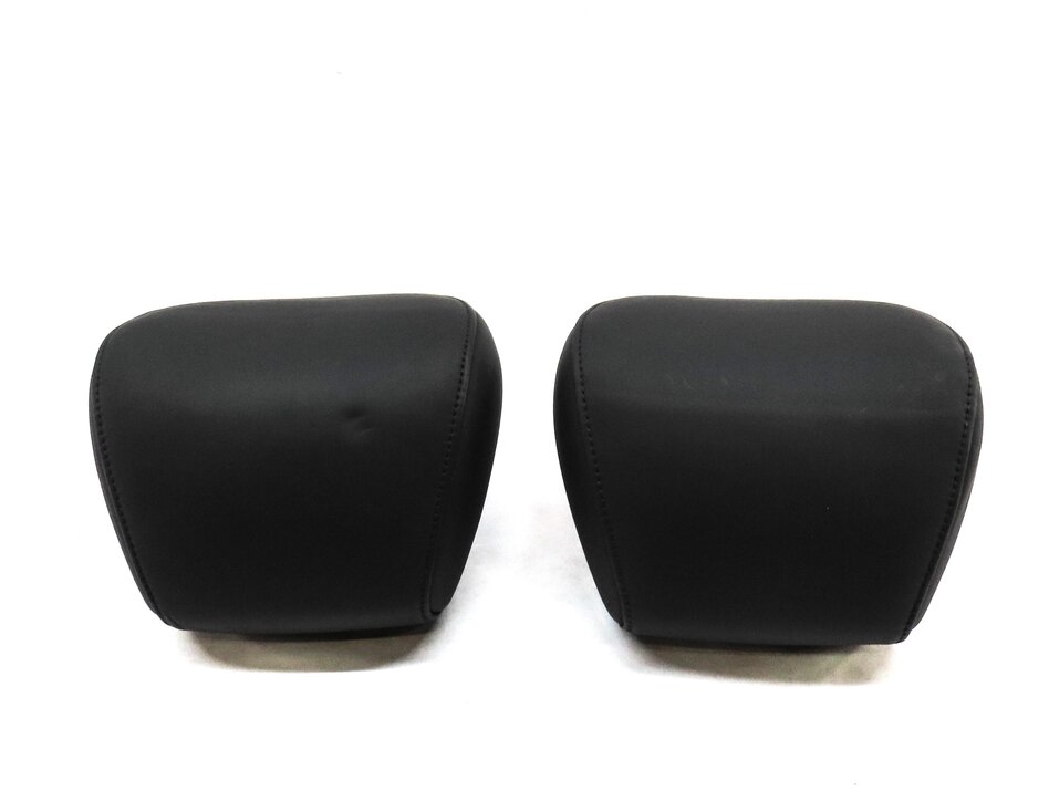Thumbnail 3: 2012-2018 AUDI A7 S7 RS7 (C7) REAR LEFT & RIGHT SEAT HEADREST SET 2 (BLACK SX)