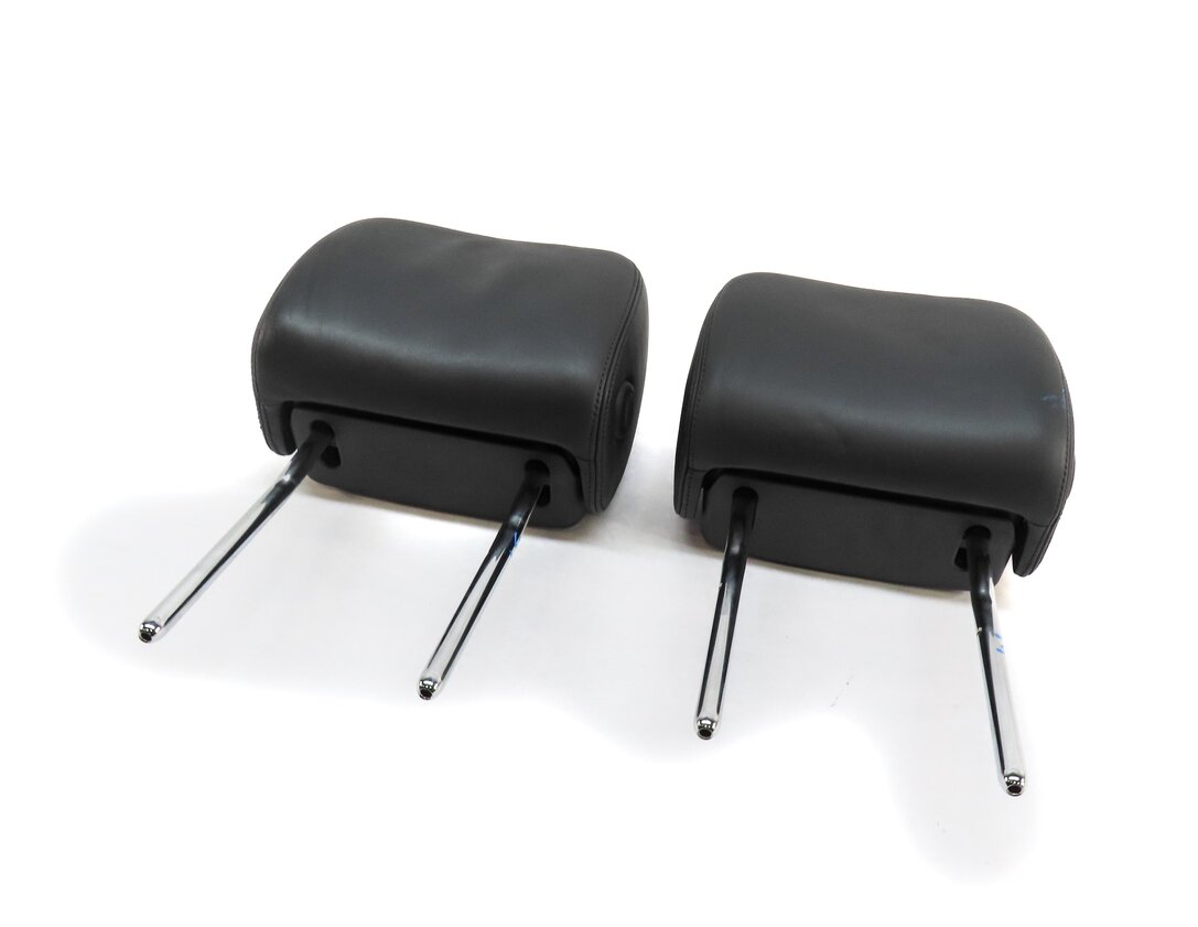 12-18 AUDI A6 A7 S6 S7 RS7 C7 4G8 FRONT LEFT & RIGHT SEAT HEADREST SET BLACK SX