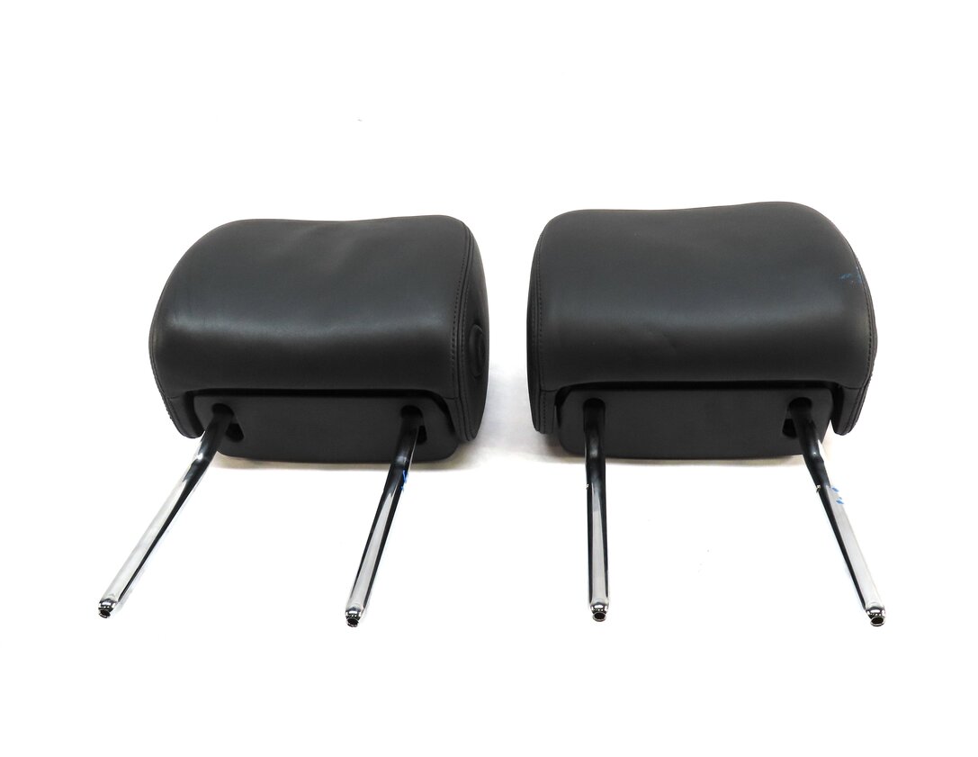 Thumbnail 2: 12-18 AUDI A6 A7 S6 S7 RS7 C7 4G8 FRONT LEFT & RIGHT SEAT HEADREST SET BLACK SX