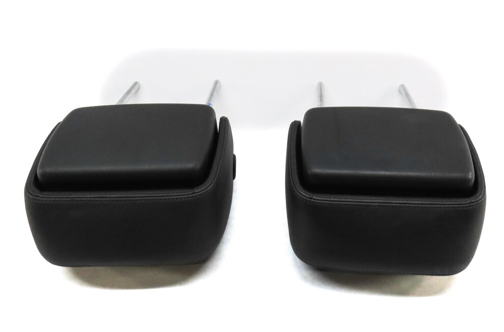 Thumbnail 4: 12-18 AUDI A6 A7 S6 S7 RS7 C7 4G8 FRONT LEFT & RIGHT SEAT HEADREST SET BLACK SX
