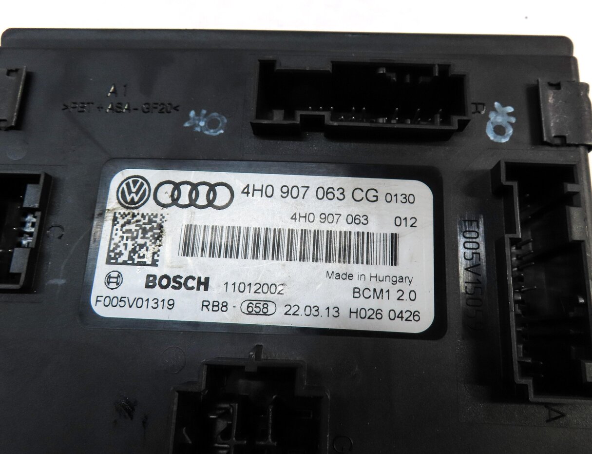 Thumbnail 4: 2013 AUDI S7 (C7) 4.0L SPEEDOMETER BODY ENGINE IMMOBILIZER MODULE KEY LOCK SET 8