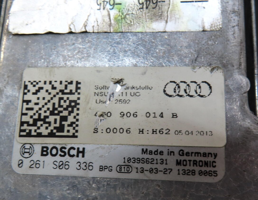Thumbnail 6: 2013 AUDI S7 (C7) 4.0L SPEEDOMETER BODY ENGINE IMMOBILIZER MODULE KEY LOCK SET 8