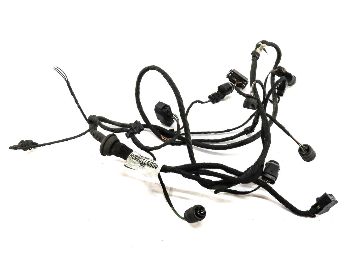 Thumbnail 3: 2013 AUDI S7 (C7) REAR PARK ASSIST PDC SENSOR SET4 (BLACK) w/ WIRING HARNESS