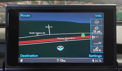 2012-2015 AUDI A6 S6 A7 S7 (C7) RADIO STEREO PHONE GPS NAVIGATION DISPLAY SCREEN