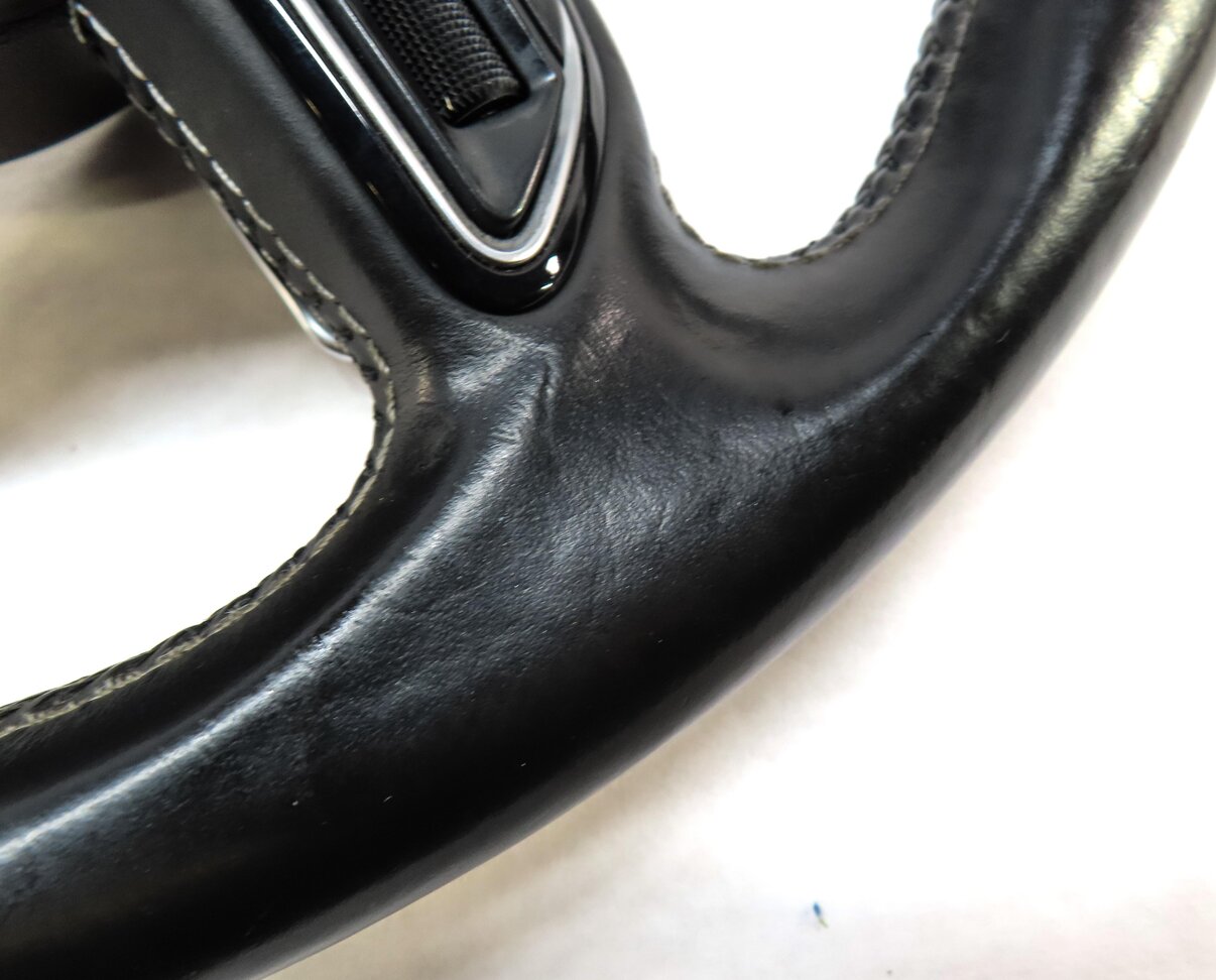 Thumbnail 7: 13-15 AUDI A7 S7 (C7) 3 SPOKE SPORT STEERING WHEEL w/ S7 EMBLEM SWITCHES PADDLES
