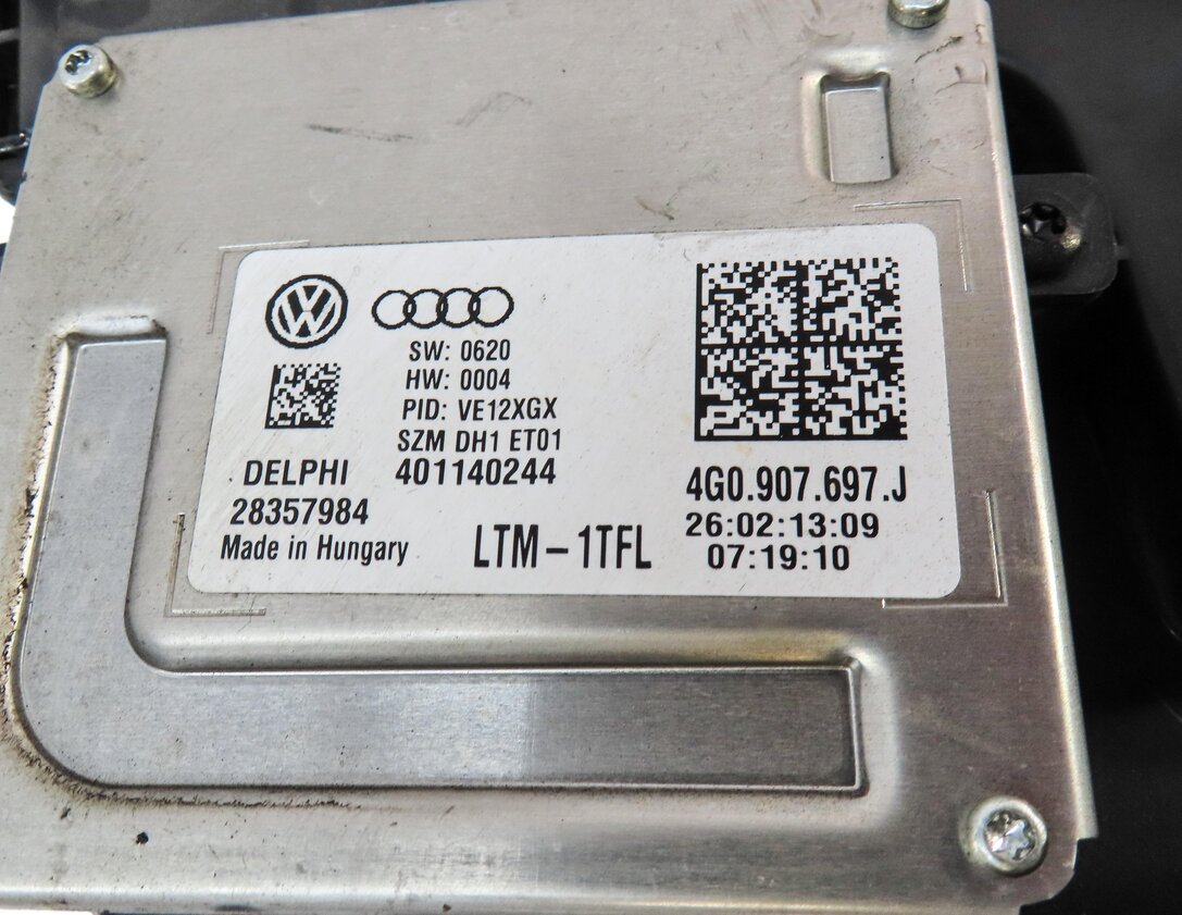 Thumbnail 8: 2012-2015 AUDI A7 S7 (C7) FRONT LEFT XENON ADAPTIVE CURVE HEADLIGHT HEAD LAMP
