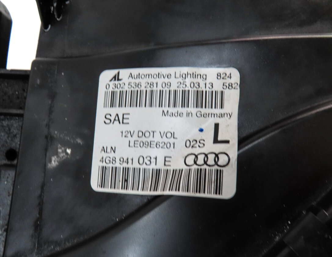 Thumbnail 9: 2012-2015 AUDI A7 S7 (C7) FRONT LEFT XENON ADAPTIVE CURVE HEADLIGHT HEAD LAMP