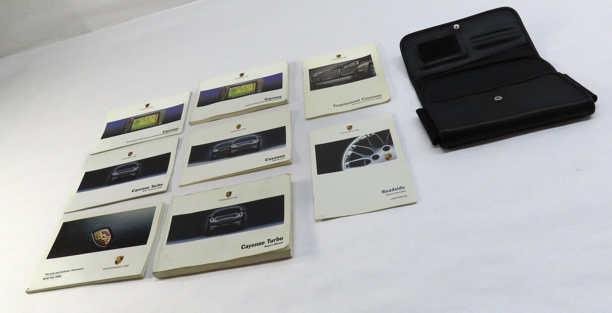 Thumbnail 3: 2006 PORSCHE CAYENNE (955) OWNERS MANUAL BOOKLET SET 8 w/ CARRYING CASE