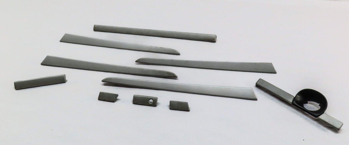 2006 PORSCHE CAYENNE (955) FRONT REAR LEFT RIGHT DOOR DASH ALUMINUM TRIM SET 10