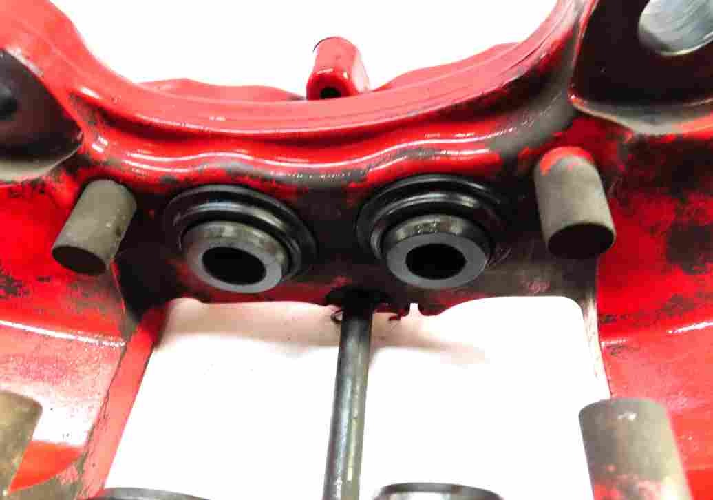 Thumbnail 15: 04-10 PORSCHE CAYENNE 955 957 4.5L 4.8L TURBO BRAKE CALIPER SET/4 (BREMBO) (RED)
