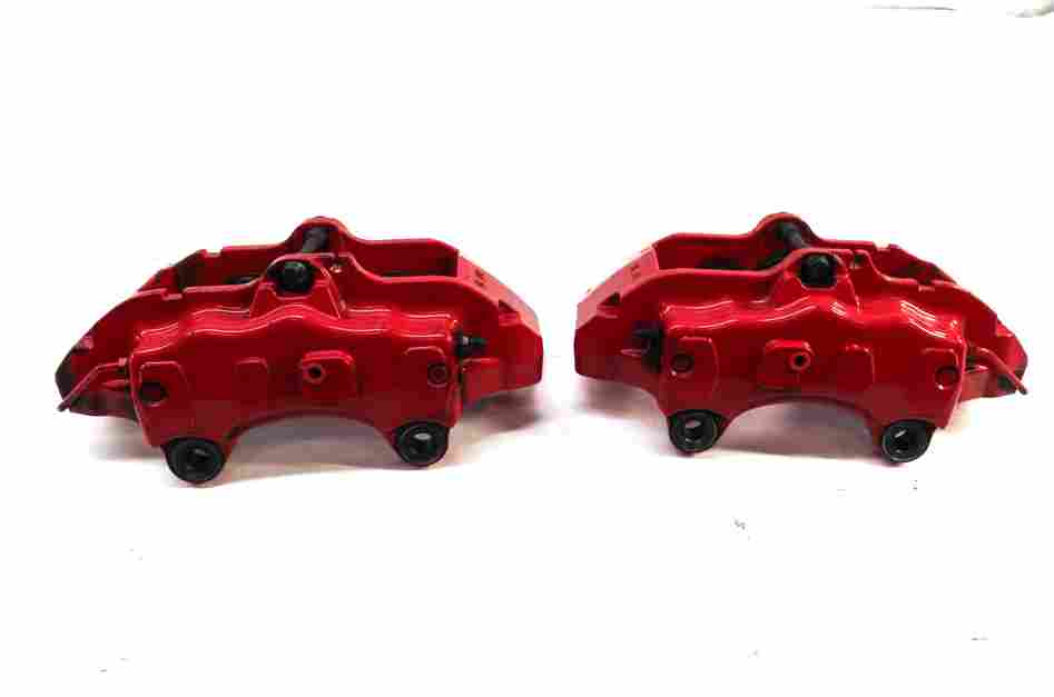Thumbnail 5: 04-10 PORSCHE CAYENNE 955 957 4.5L 4.8L TURBO BRAKE CALIPER SET/4 (BREMBO) (RED)
