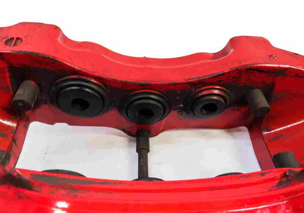 Thumbnail 8: 04-10 PORSCHE CAYENNE 955 957 4.5L 4.8L TURBO BRAKE CALIPER SET/4 (BREMBO) (RED)