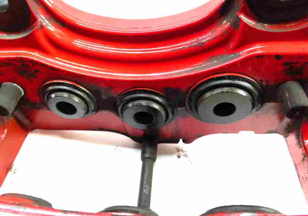 Thumbnail 9: 04-10 PORSCHE CAYENNE 955 957 4.5L 4.8L TURBO BRAKE CALIPER SET/4 (BREMBO) (RED)