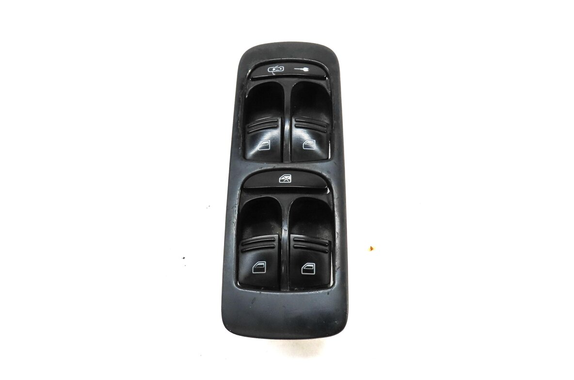 Thumbnail 2: 2003-2010 PORSCHE CAYENNE (955 957) LEFT FRONT DRIVER DOOR WINDOW SWITCH (BLACK)