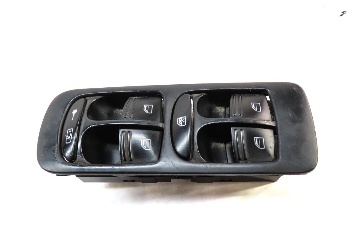 Thumbnail 4: 2003-2010 PORSCHE CAYENNE (955 957) LEFT FRONT DRIVER DOOR WINDOW SWITCH (BLACK)