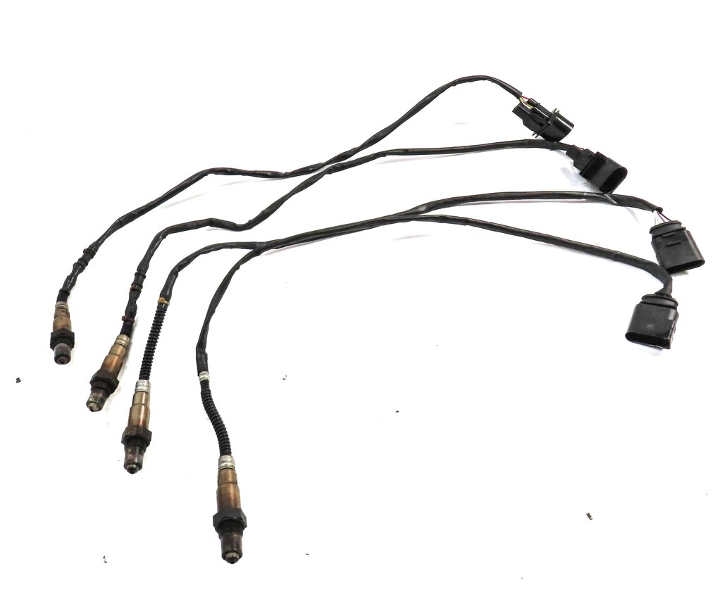 06 PORSCHE CAYENNE 955 4.5L TURBO M48 ENGINE PRE POST CAT O2 OXYGEN SENSOR SET4