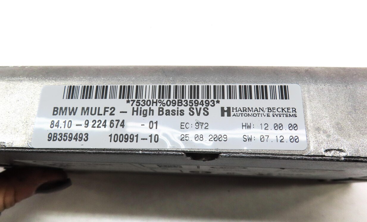 Thumbnail 4: 2009-2011 BMW 328i 335i 535i 750i 760i (E60 E90 F10 F01) MULF 2 SVS BASIS MODULE