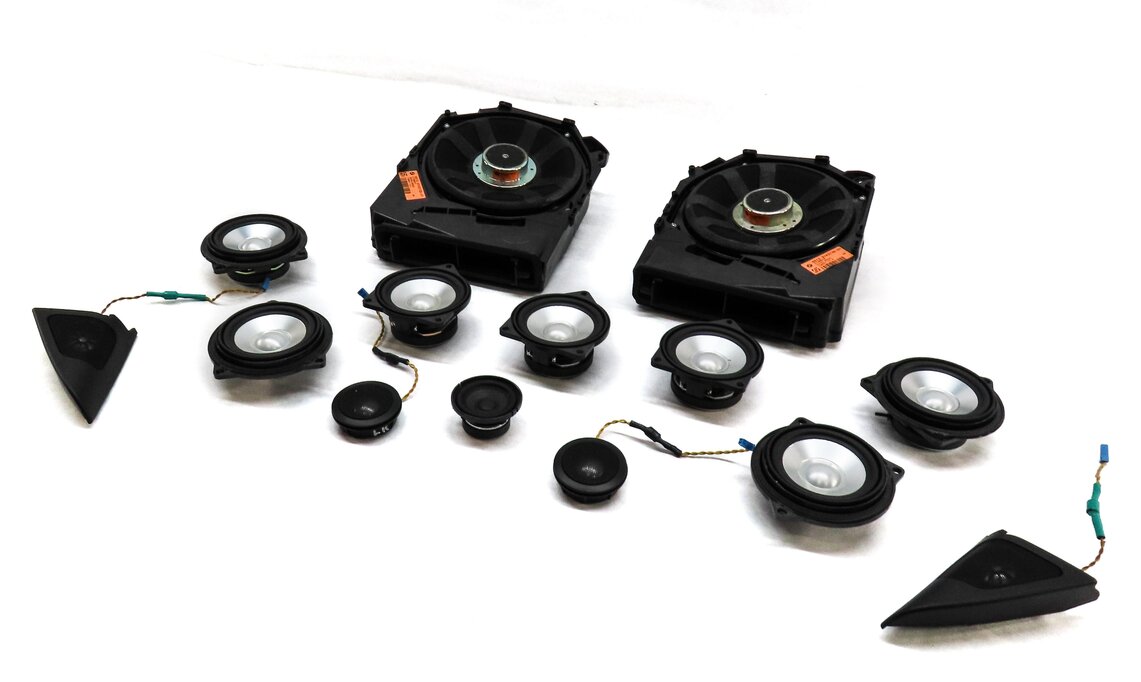2010 BMW 335i (E92) COUPE STEREO LOGIC 7 AUDIO SUB SUBWOOFER TWEETER SPEAKER SET