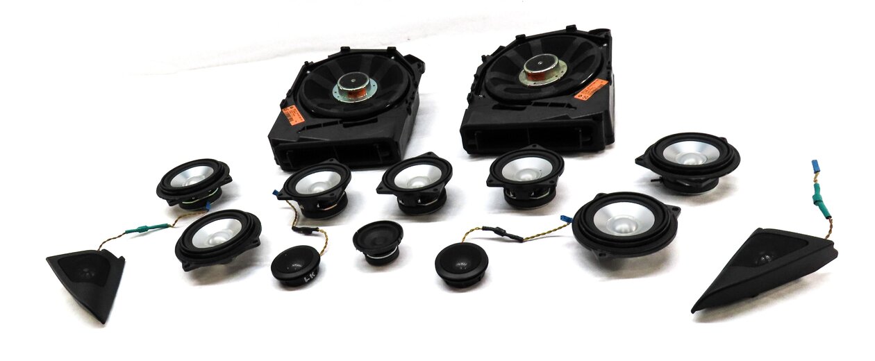 Thumbnail 2: 2010 BMW 335i (E92) COUPE STEREO LOGIC 7 AUDIO SUB SUBWOOFER TWEETER SPEAKER SET