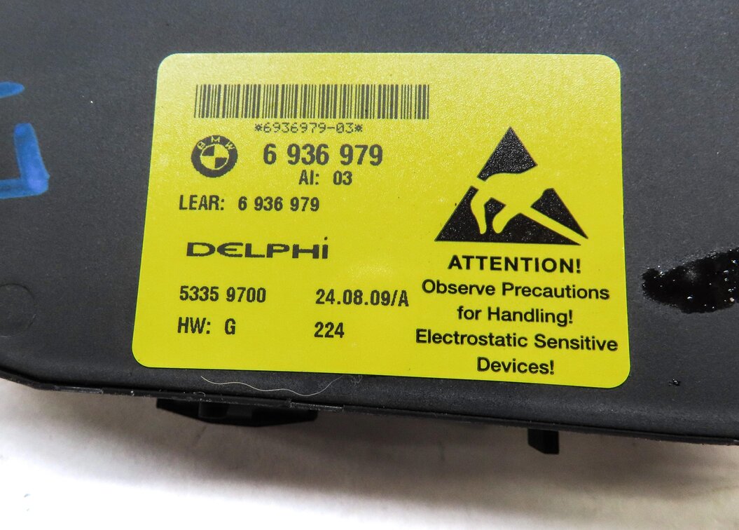 Thumbnail 5: 2010 BMW 335i (E90) FRONT LEFT DRIVER MEMORY SEAT ADJUST ADJUSTMENT SWITCH