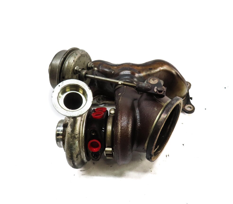Thumbnail 3: 2007-2013 BMW 335i (E90) 3.0L N54 TWIN TURBO REAR TURBO TURBOCHARGER w/ MANIFOLD