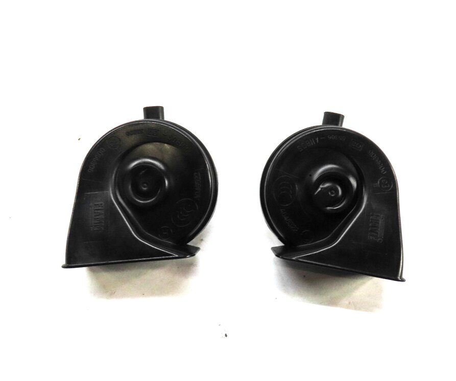 Thumbnail 2: 06-15 BMW 3-SERIES X1 (E84 E90 E91 E92 E93) HIGH & LOW TONE SAFETY HORN SET-2
